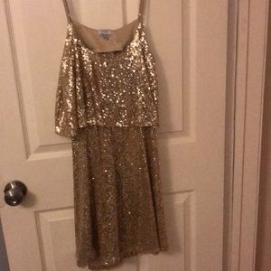 Gold Dress from Tobi